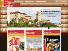 Tablet Screenshot of chateaulavardens.com